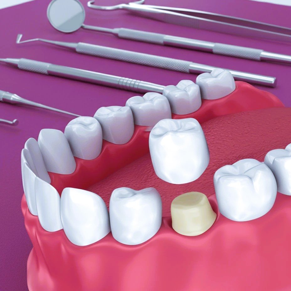 Porcelain and Zirconia Crowns
